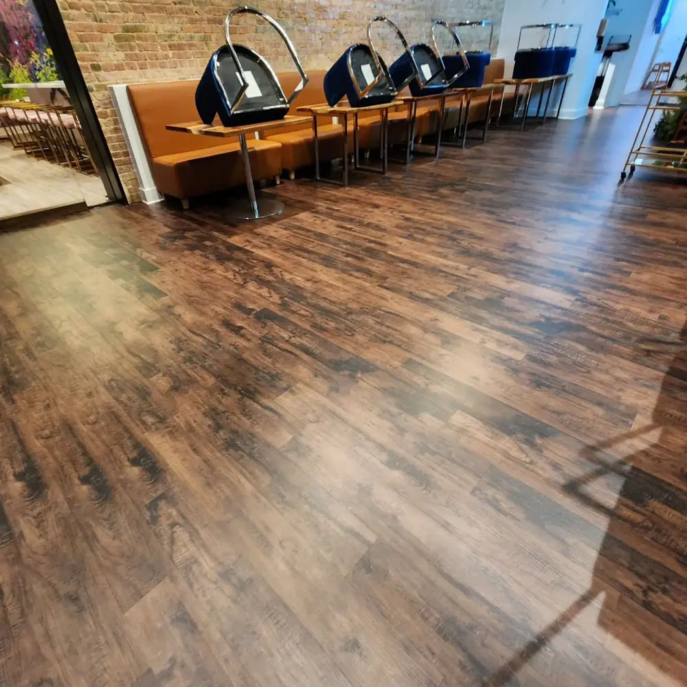 Restaurant Booths and Brick by BNB Concepts