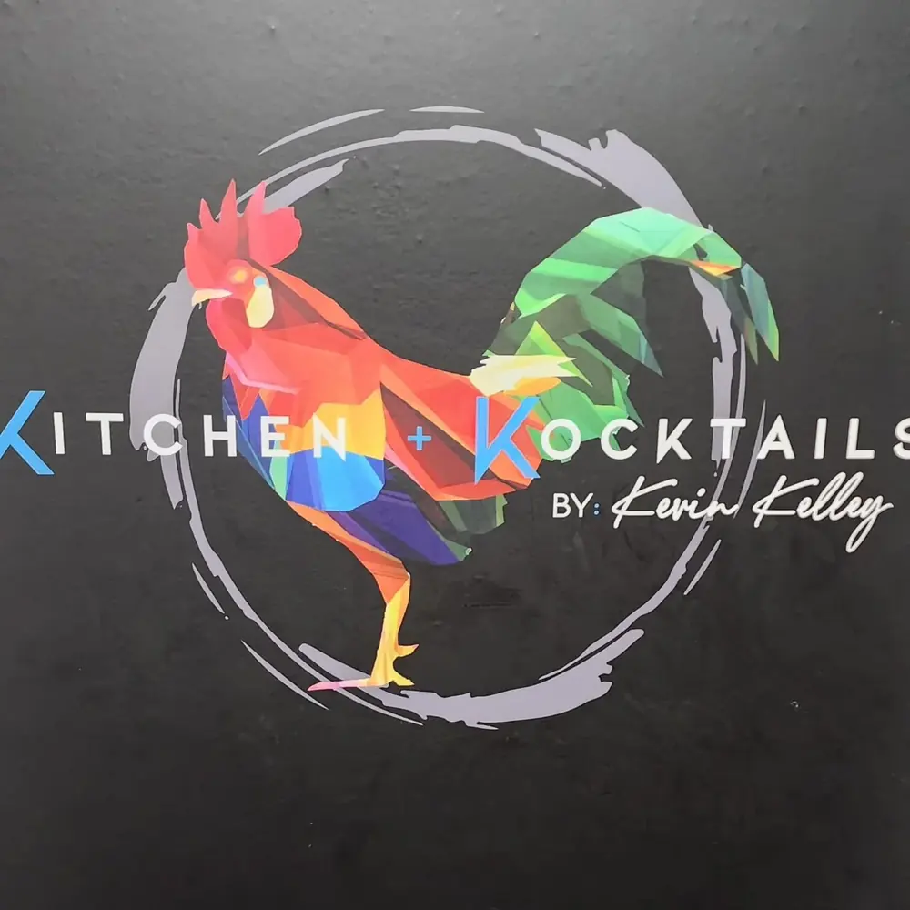 Restaurant Logo Wall by BNB Concepts