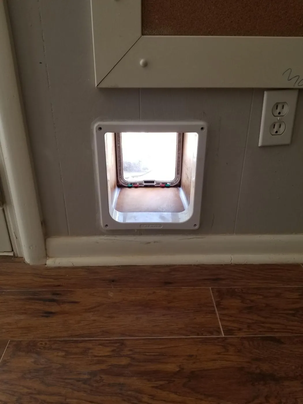 Pet Door Fitted to an Exterior Door by BNB Concepts