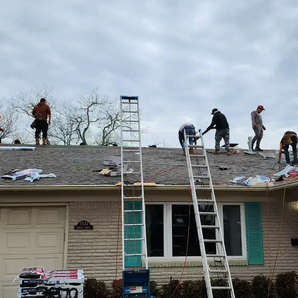 Roofing project by BNB Concepts